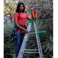 LIBERTI- 8ft Aluminium Step Ladder with tool tray.