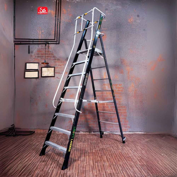 Liberti Fiberglass Hulk 8ft Platform Podium Ladder – Model P5408H
