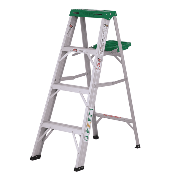 LIBERTI- 4 feet Aluminium Step Ladder with tool tray.