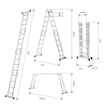 Liberti Multi-Purpose Ladder (4 x 5 m)