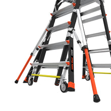 Little Giant Adjustable Safety Cage™ – 5'–9' Fiberglass Enclosed Elevated Platform | ANSI Type IAA | 375 lb Rated | Model 18509-240