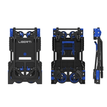 Heavy-Duty 2-in-1 Foldable Hand Truck Trolley | Aluminum Material Handling Cart | 137kg Capacity – Liberti