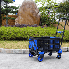 Heavy-Duty 2-in-1 Foldable Hand Truck Trolley | Aluminum Material Handling Cart | 137kg Capacity – Liberti