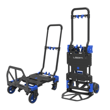 Heavy-Duty 2-in-1 Foldable Hand Truck Trolley | Aluminum Material Handling Cart | 137kg Capacity – Liberti