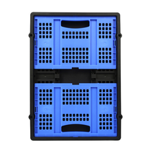 Foldable Storage Basket with Dual Opening Doors | 25kg Load Capacity | Compact Collapsible Crate – Liberti