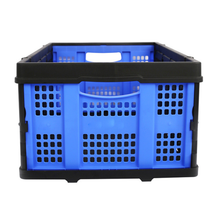 Foldable Storage Basket with Dual Opening Doors | 25kg Load Capacity | Compact Collapsible Crate – Liberti