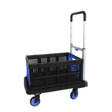 Compact Foldable Platform Hand Truck Trolley with Brakes | 136kg Load Capacity | 4-Inch Wheels – Liberti - FW-99F