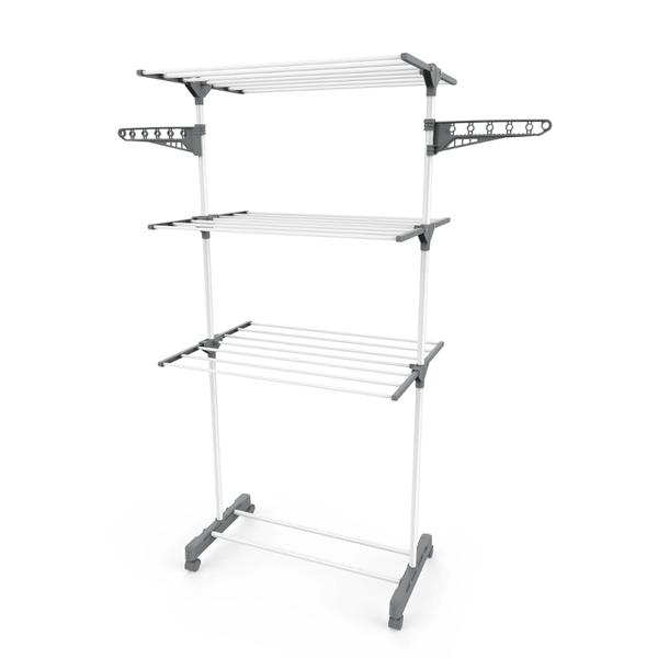 LIBERTI Three Tiers Drying Rack – Foldable Multi-Layer Clothes Dryer Stand (Model 124501)