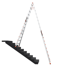 Little Giant 10110 Skyscraper 17 Ft Adjustable Aluminum Stepladder