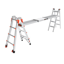 Little Giant Ladders 11069 Telescoping Plank – 6 to 9 Foot Adjustable Aluminum Work Platform, 500 lb Two-Person Rated