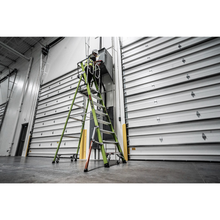 Little Giant Safety Cage 2.0 Fiberglass Podium Ladder