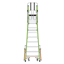 Little Giant Safety Cage 2.0 Fiberglass Podium Ladder