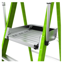 Little Giant Safety Cage 2.0 Fiberglass Podium Ladder