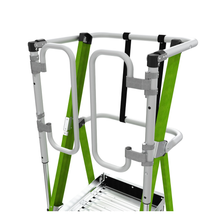 Little Giant Safety Cage 2.0 Fiberglass Podium Ladder