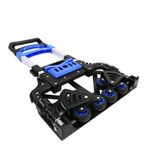 Portable Aluminum Folding Luggage Cart | 60kg Load Capacity | Two-Wheel Hand Truck – Liberti FW-90SNA