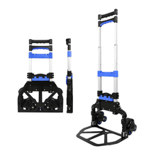 Portable Aluminum Folding Luggage Cart | 60kg Load Capacity | Two-Wheel Hand Truck – Liberti FW-90SNA