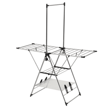 Stainless Steel Winged Clothes Drying Rack – Foldable Multi-Layer Laundry Stand (Model 122906N)