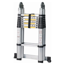 Aluminum Telescopic Folding Ladder | A-Type Multi-Purpose Extendable Ladder | Heavy Duty Non-Slip Portable Ladder for Home & Work