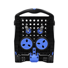 LIBERTI Two-Tier Heavy Duty Foldable Hand Truck with Baskets & Four TPR Wheels - FW-99C