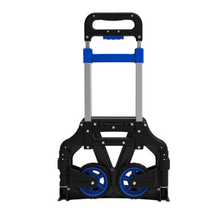 Lightweight, portable, and foldable aluminum luggage cart designed for warehouses, travel, and daily material handling