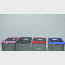 Foldable Storage Basket with Dual Opening Doors | 25kg Load Capacity | Compact Collapsible Crate – Liberti